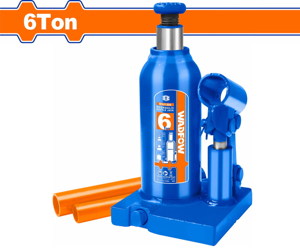 WADFOW Heavy Duty 6 Ton Hydraulic Bottle Jack WHJ1506 Wadfow